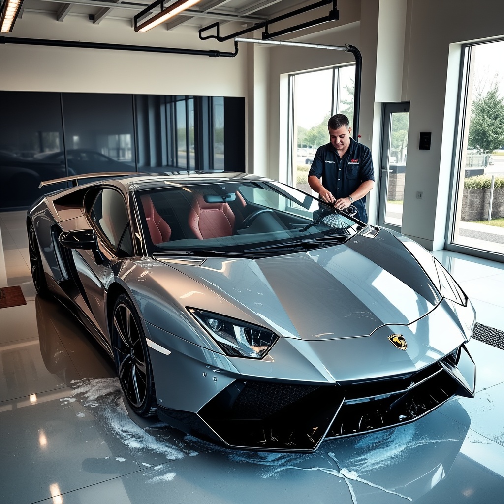 Luxury car wash service in Singapore