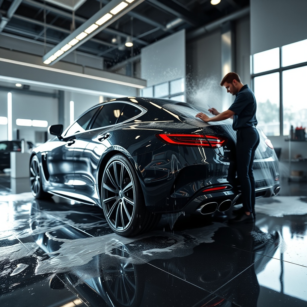 Luxury car wash service
