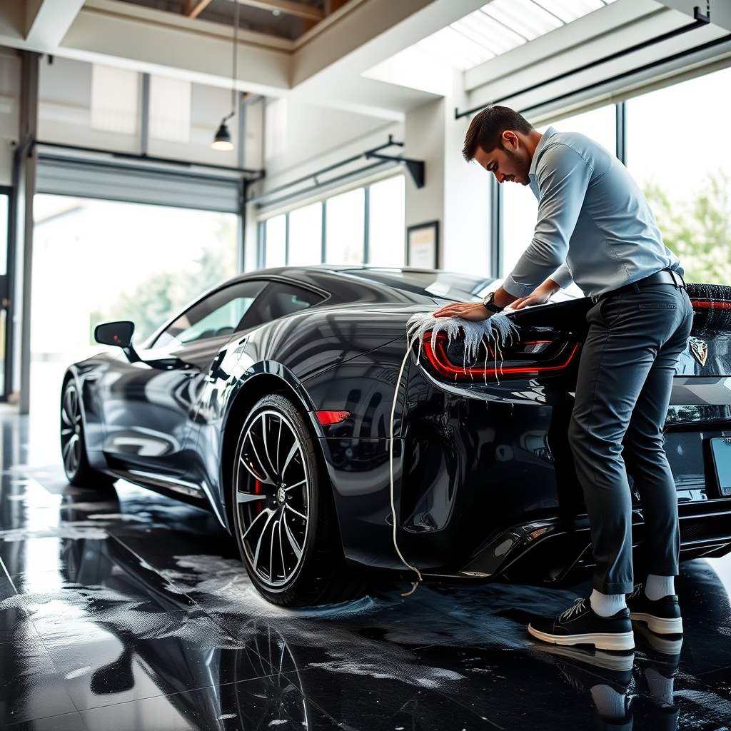 Luxury car wash service