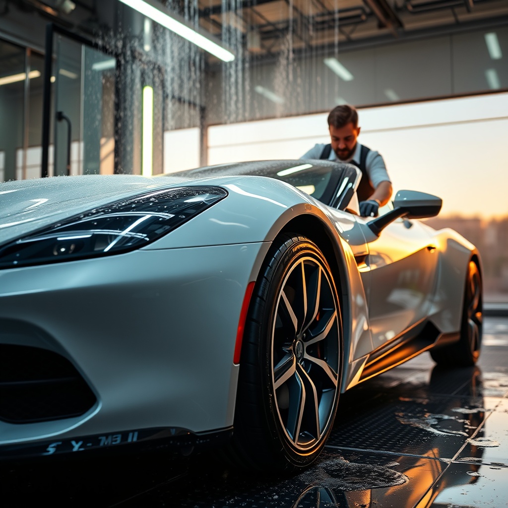 Luxury car wash at Luxrinse