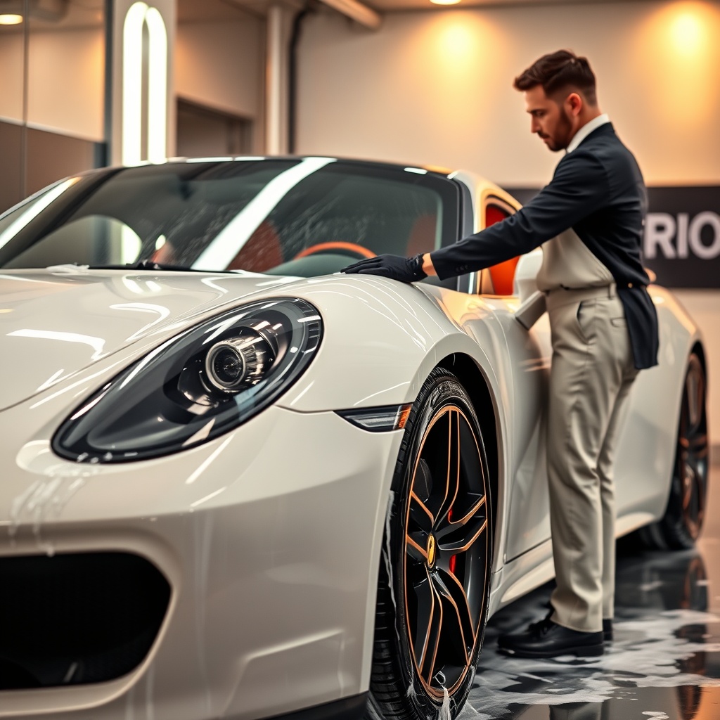 Luxurious hand wash and wax service
