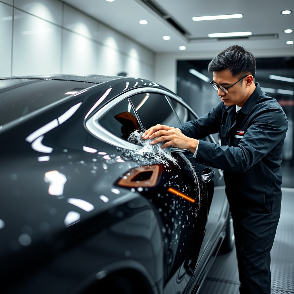 Luxury car wash service